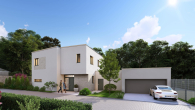 Straßenansicht - Exklusives Architektenhaus direkt am Weendebach