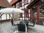 Wintergarten mit Zugang zur Terrasse - Historisches Herrenhaus in Mackenrode